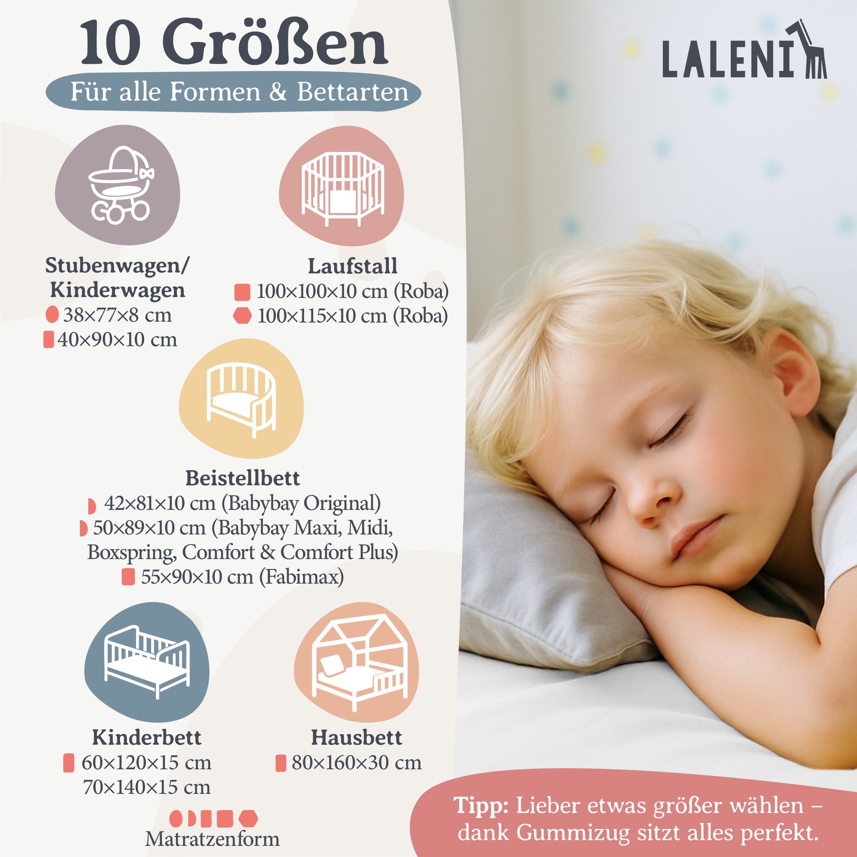 Laleni Spannbettlaken Atmungsaktives weiches und wärmendes günstig online kaufen