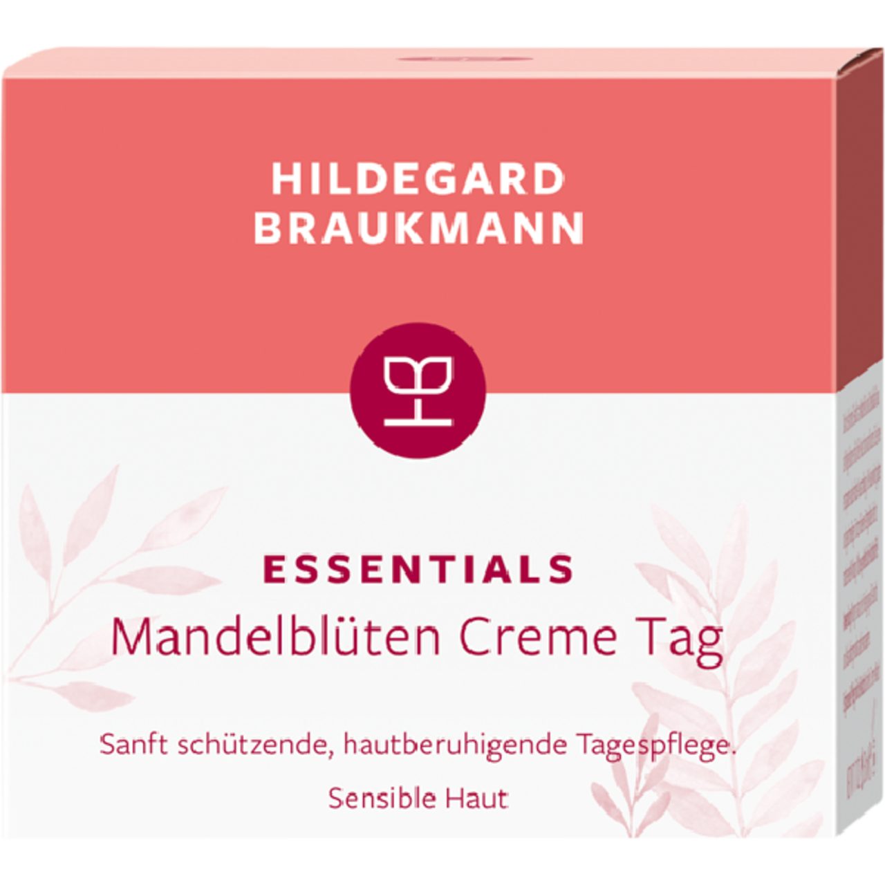 Hildegard Braukmann Tagescreme Essentials Mandelblüten Creme Tag, Hautberuhigend & schützend – Mit Mandelöl und Cale