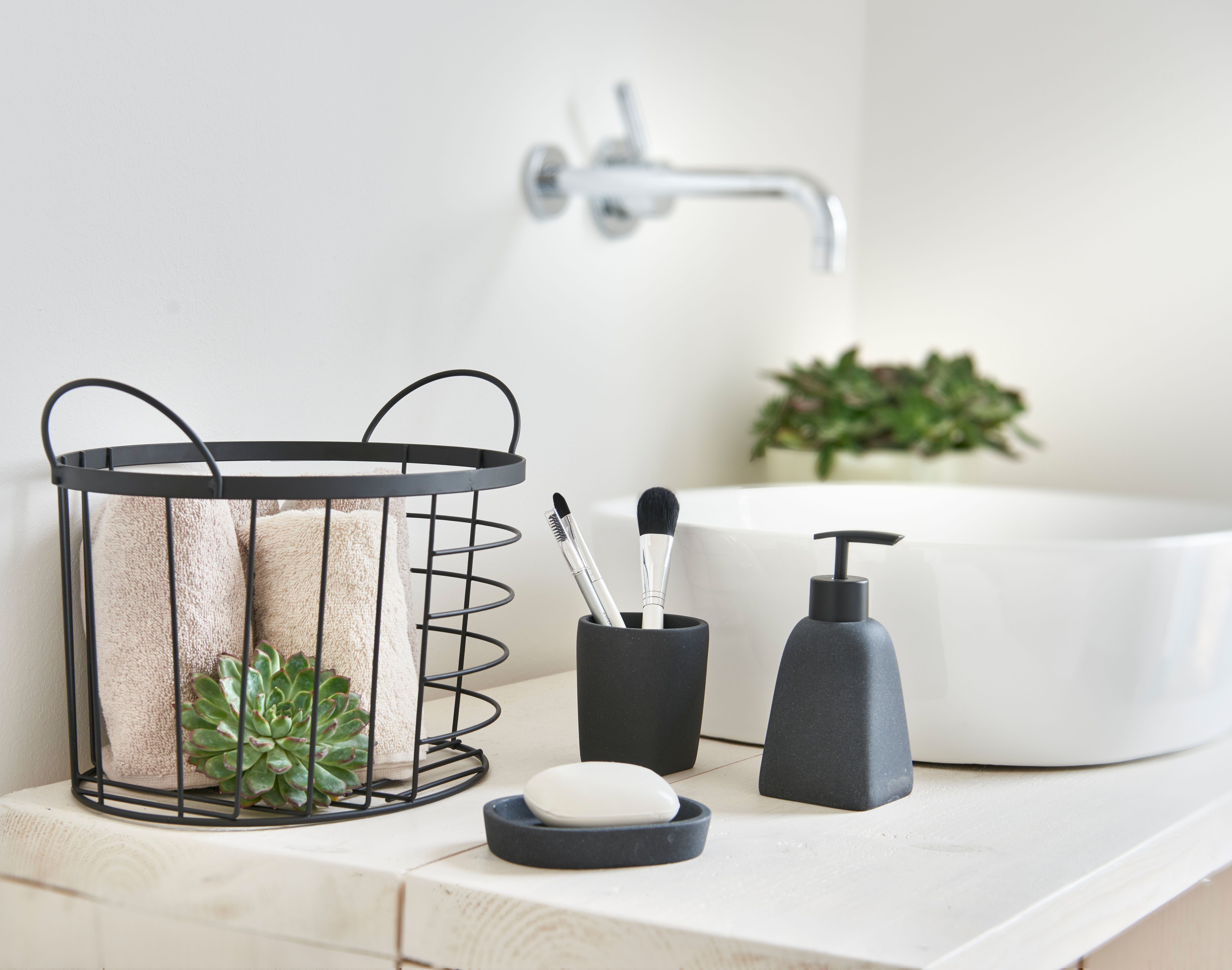 Zeller Present Aufbewahrungskorb Aufbewahrungskorb, Metall, schwarz (1 St), günstig online kaufen