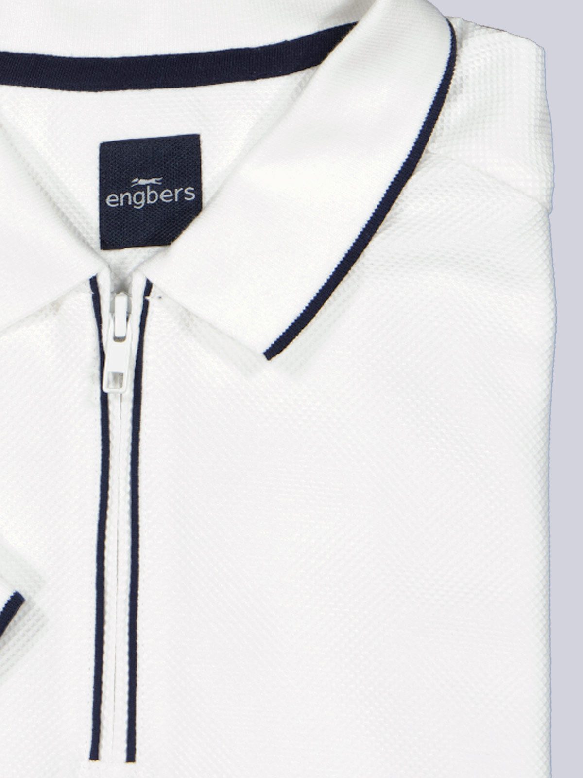 Engbers Poloshirt Herren Poloshirt, Reinweiss