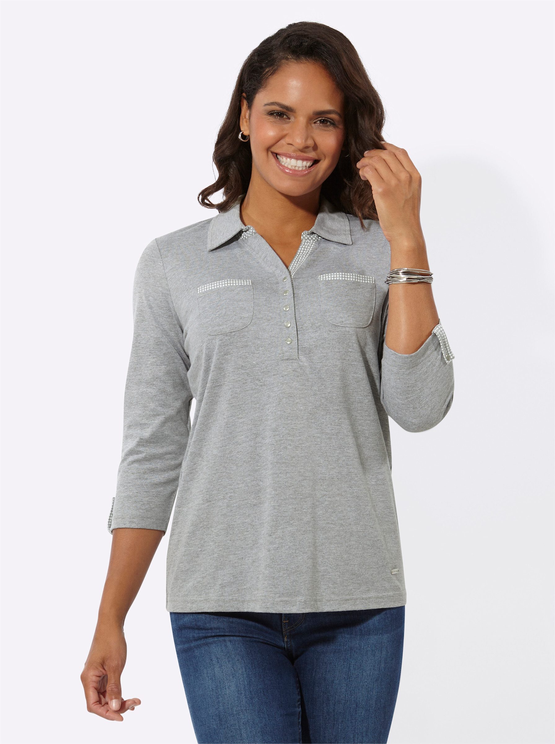 Casual Looks Poloshirt "Poloshirt", (1 tlg.) günstig online kaufen