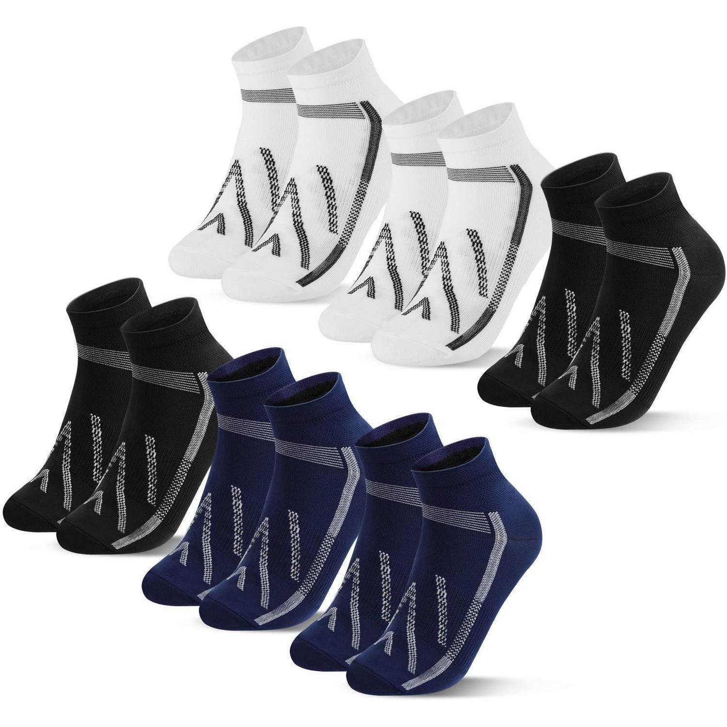 LuxusKollektion Sportsocken Radsocken Kurz Gepolstert Atmungsaktiv 39-42