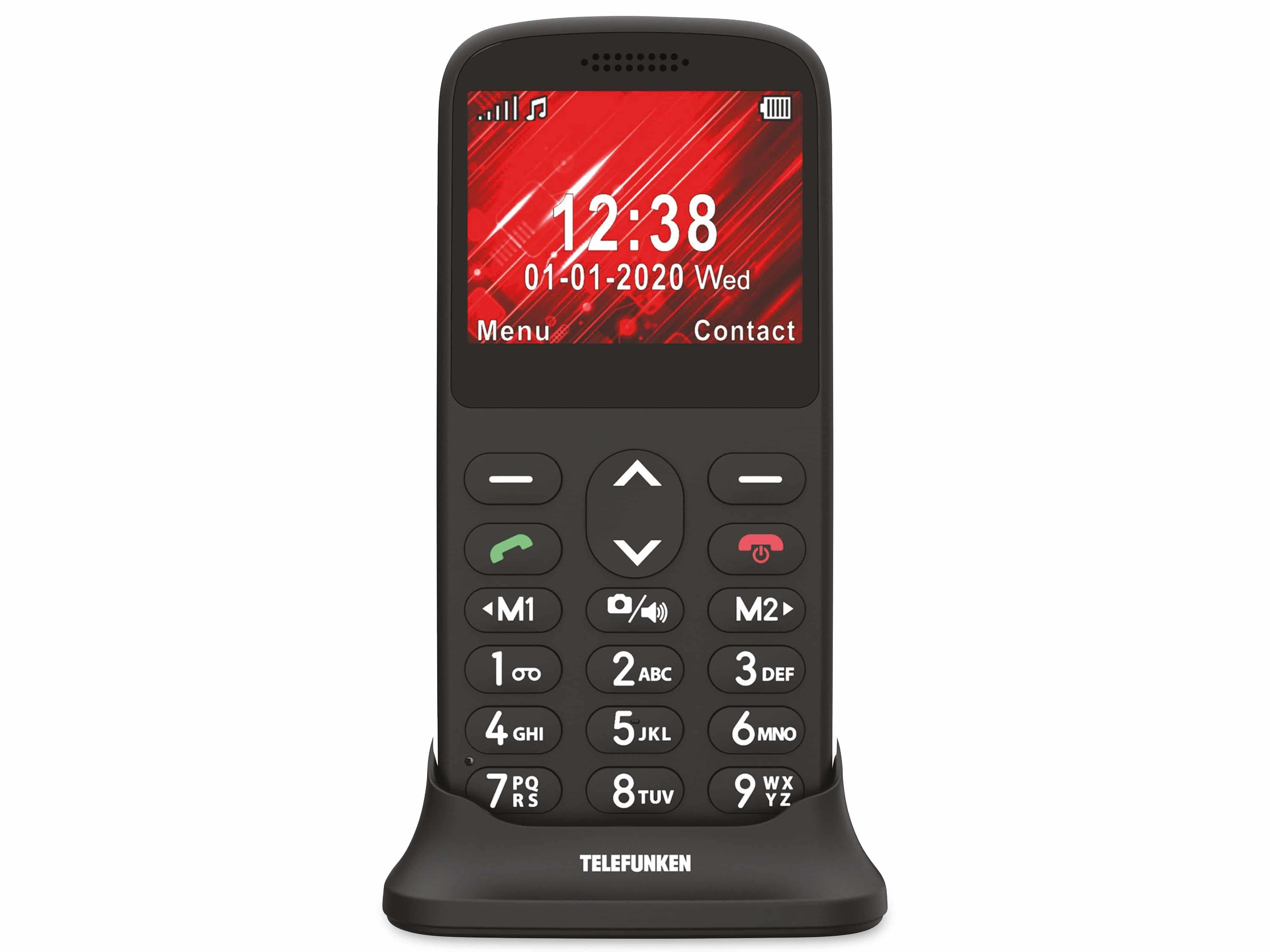 Telefunken Handy schwarz Handy S420, TELEFUNKEN