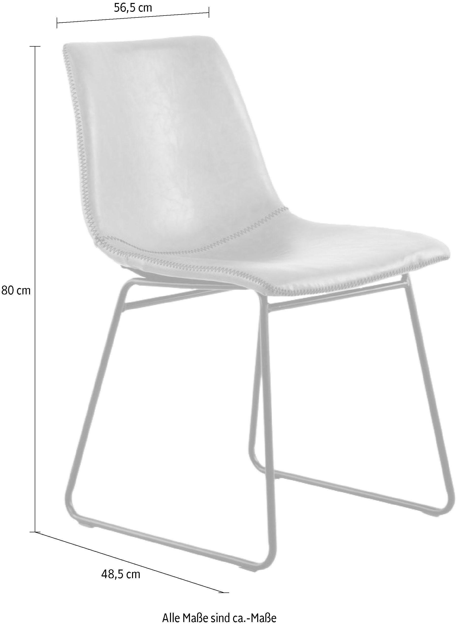 Kayoom Stuhl Caila 110 2er-Set, Esszimmerstuhl in robuster Aufmachung (Set, 2 St), pflegeleicht, modern, strapazierfähig, integrierbar in jeden Wohnstil