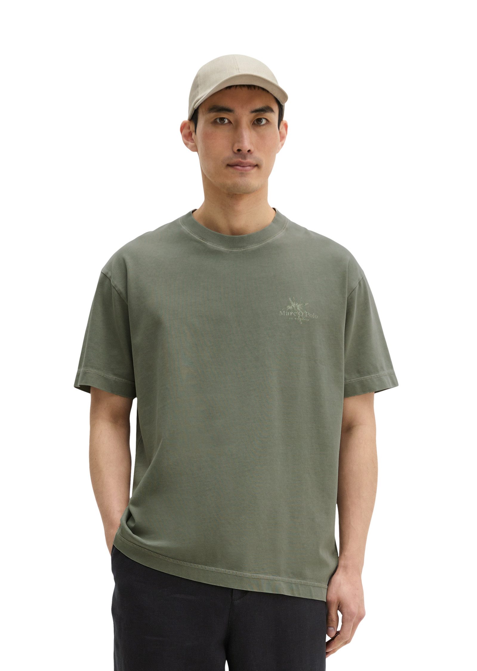 Marc O'Polo T-Shirt loose mit sommerlichem Rückenprint