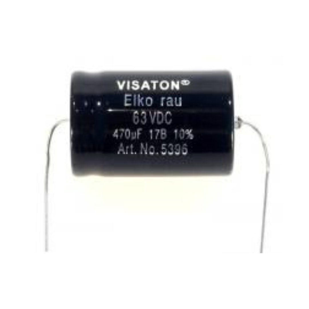 Visaton Tonfrequenz-Elkos mit µF 10% Folie Lautsprecher 330 rauer VDC, Toleranz 63