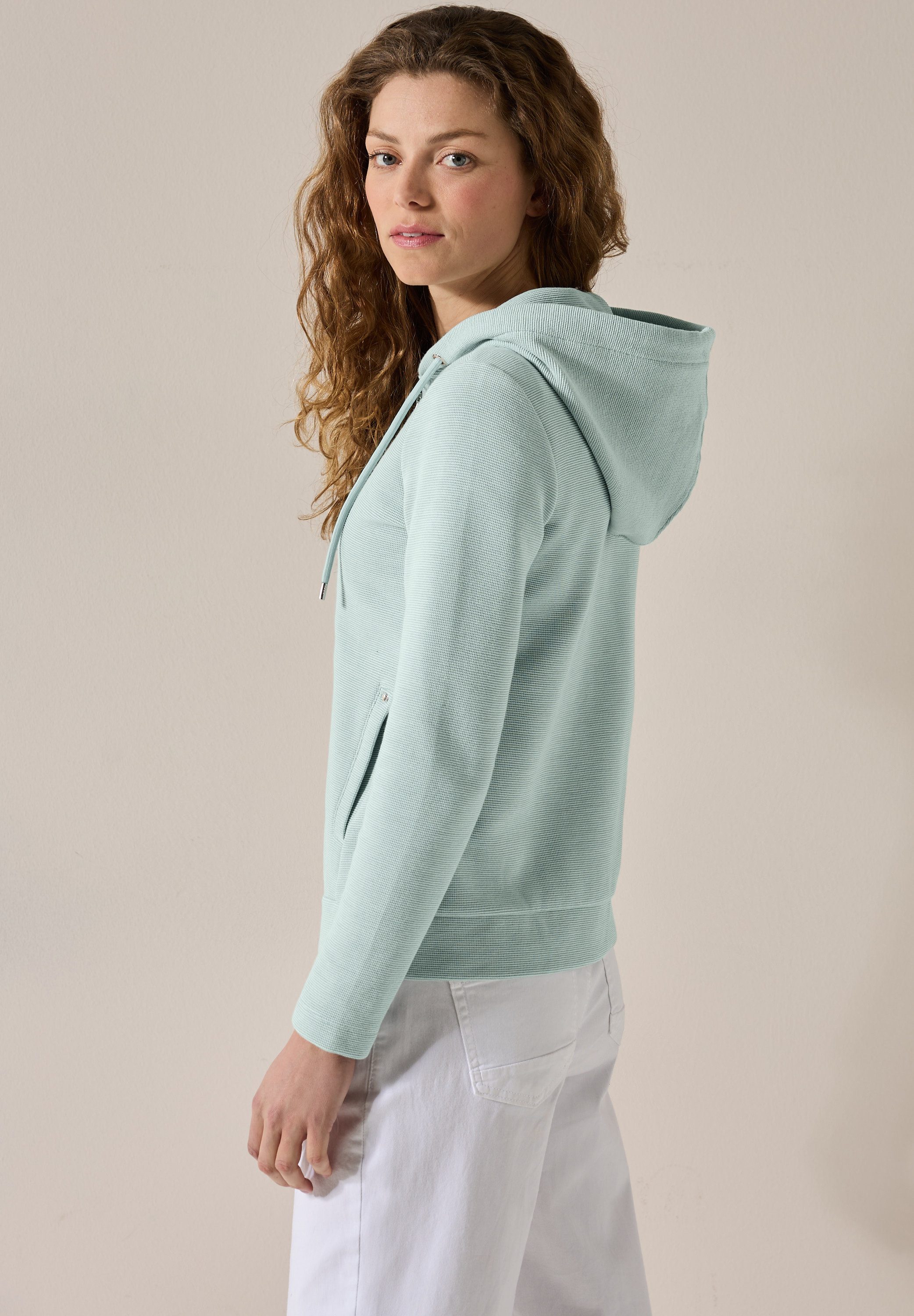 CECIL Kapuzensweatjacke mit Kapuze günstig online kaufen