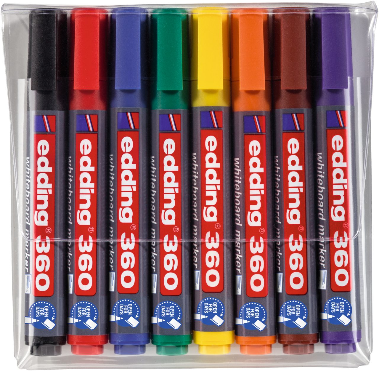 edding Whiteboard Marker edding 360 Whiteboardmarker sortiert (8er Set)
