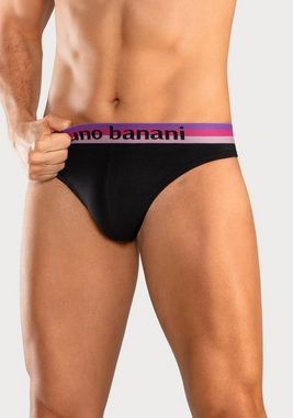 Bruno Banani String (Packung, 5-St) mit Streifen Logo Webbund