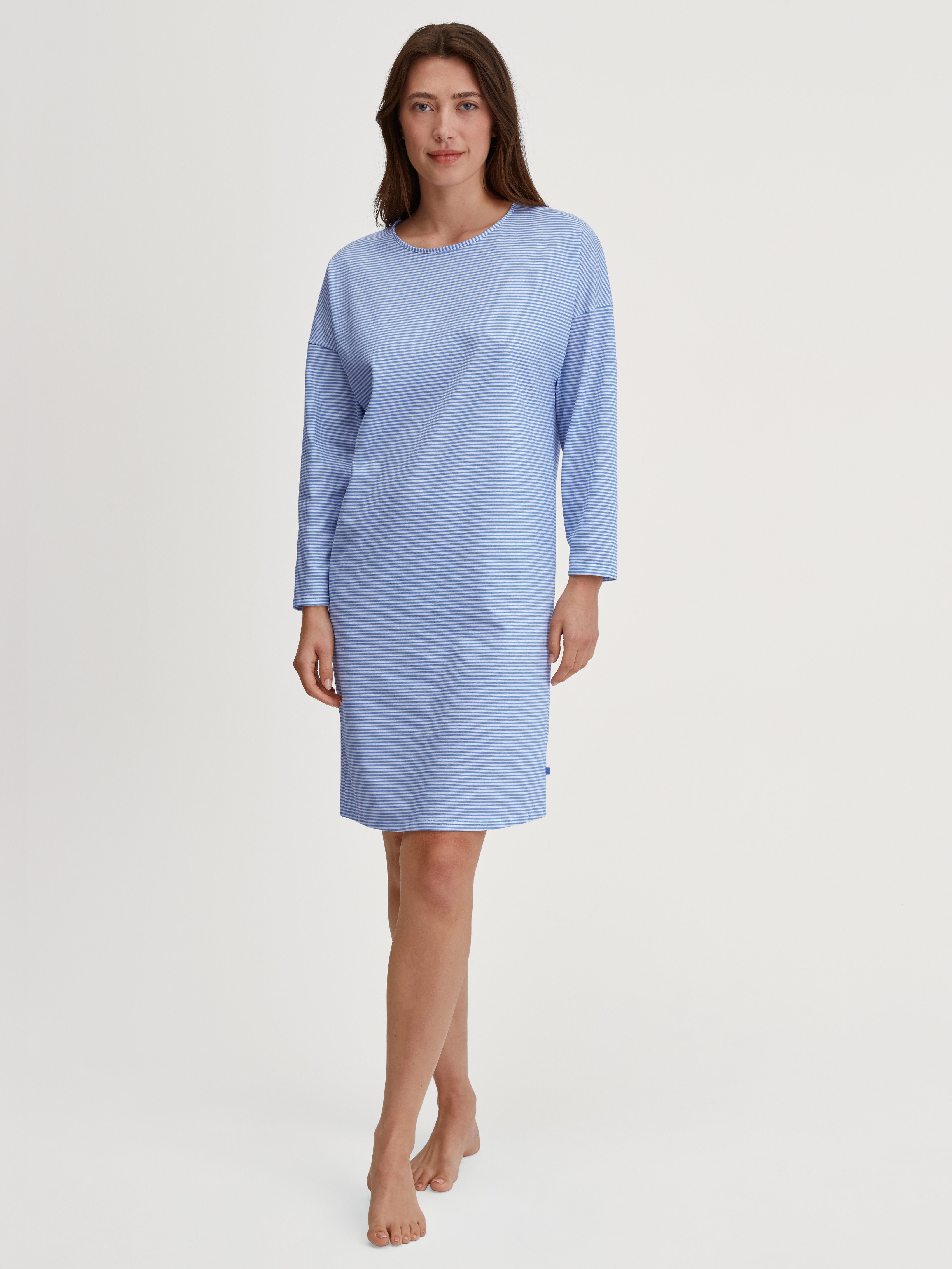 CALIDA Nachthemd Lovely Nights Langarm, Rundhals, Pure Cotton, Single Jerse günstig online kaufen