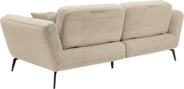 set one by Musterring Big-Sofa SO 4500, Füße in zwei Farben, wahlweise mit Kopftütze, Breite 260cm