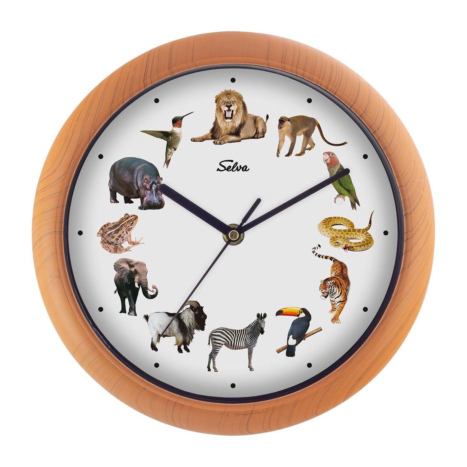 Selva Technik Wanduhr SELVA Hunde-Uhr - günstig online kaufen