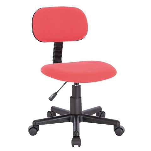 SVITA Schreibtischstuhl MAGGY, Drehstuhl, Bürostuhl, Höhenverstellbar, Rot