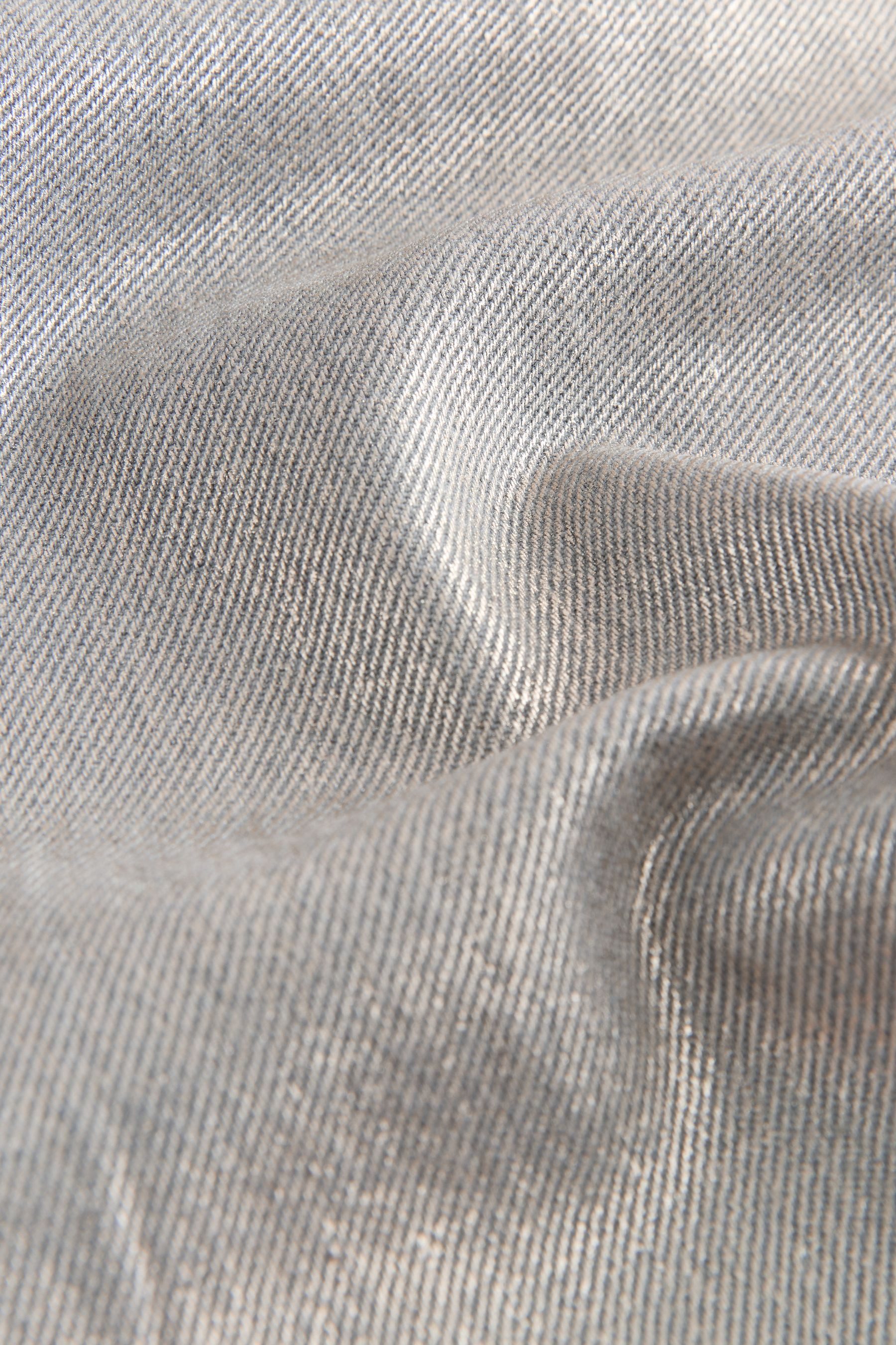 Next Palazzohose Beschichtete Jeans mit weitem Beinschnitt (1-tlg)