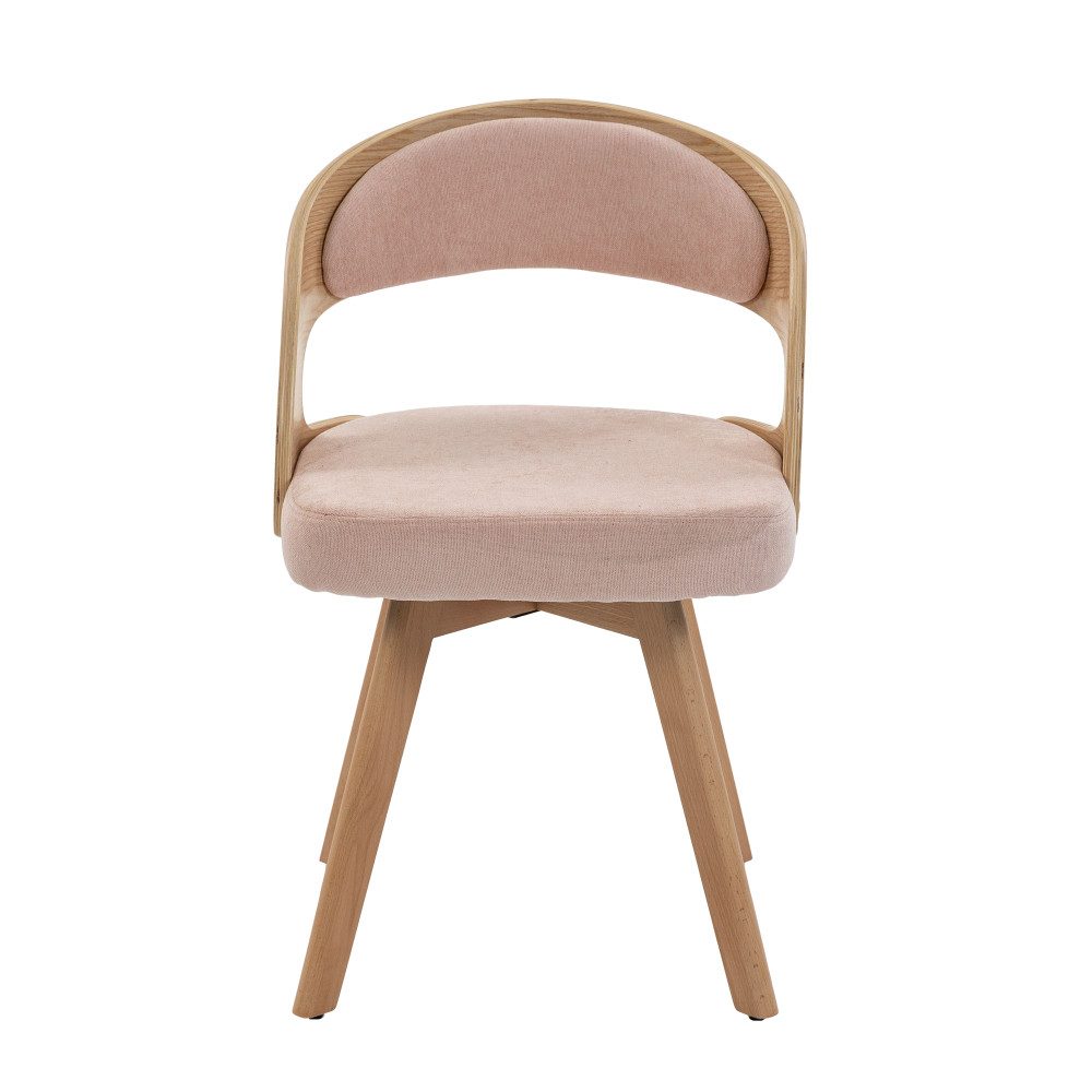 BBWL Esszimmerstuhl 2er Set drehbar Holzstuhl mit polster und ergonomischer Rückenlehne, Esszimmerstuhl modern