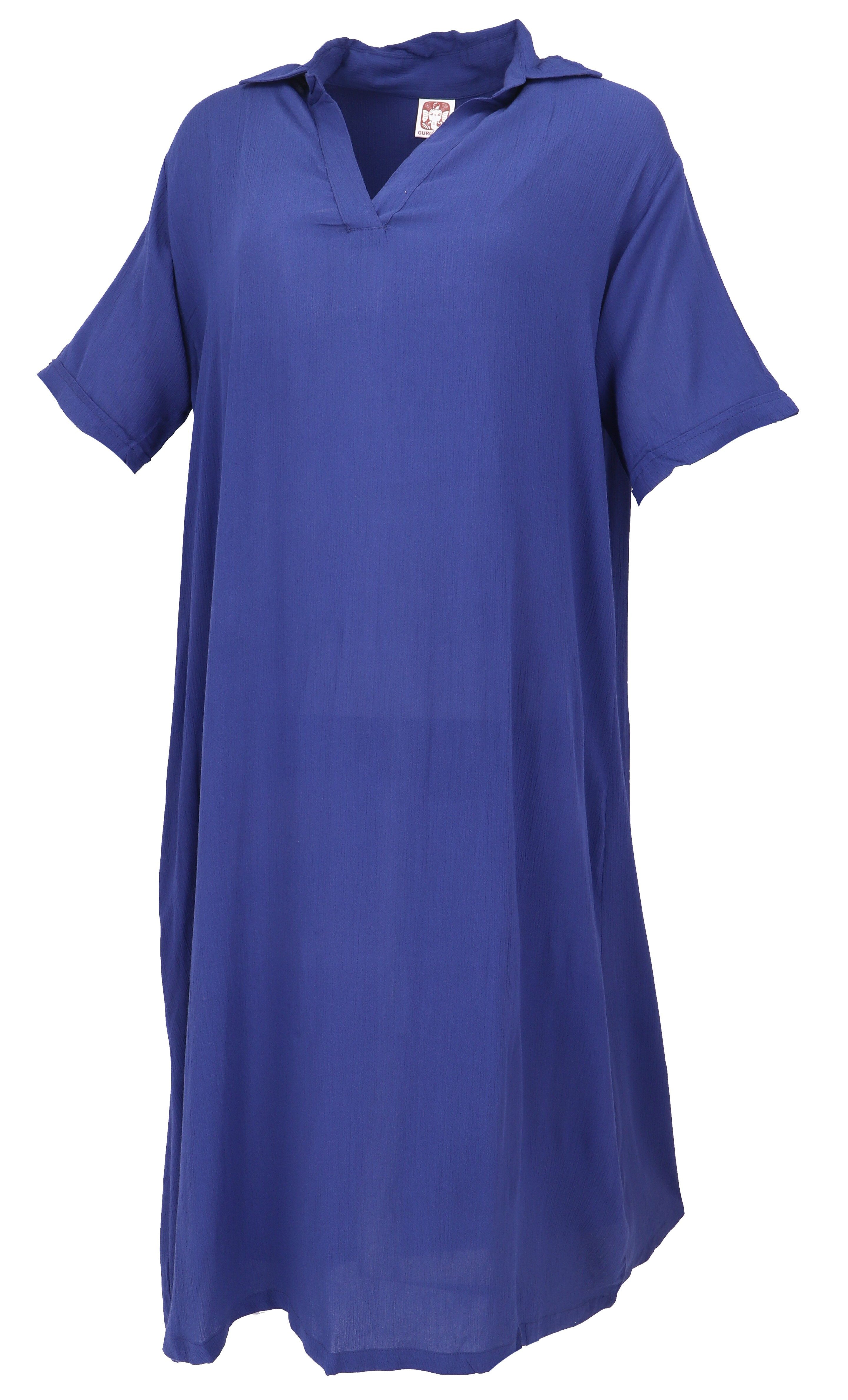 Guru-Shop Midikleid Luftiges Sommerkleid, Shirtkleid, Maxikleid günstig online kaufen