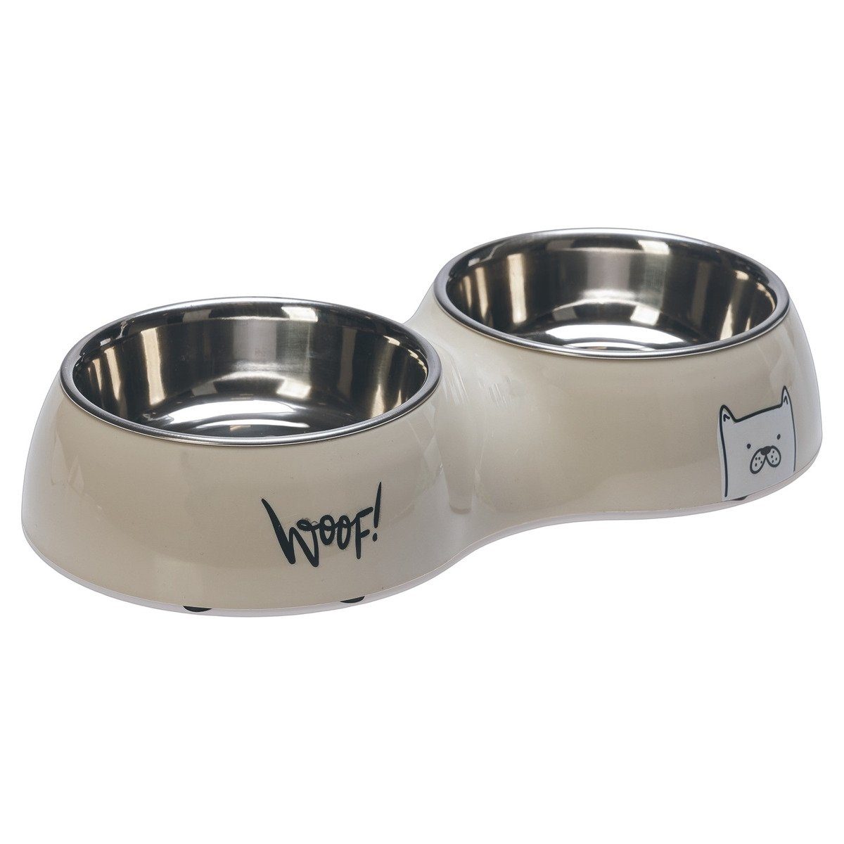 Karlie Napf-Set Hundenapf Elize Dinner Set hellgrau