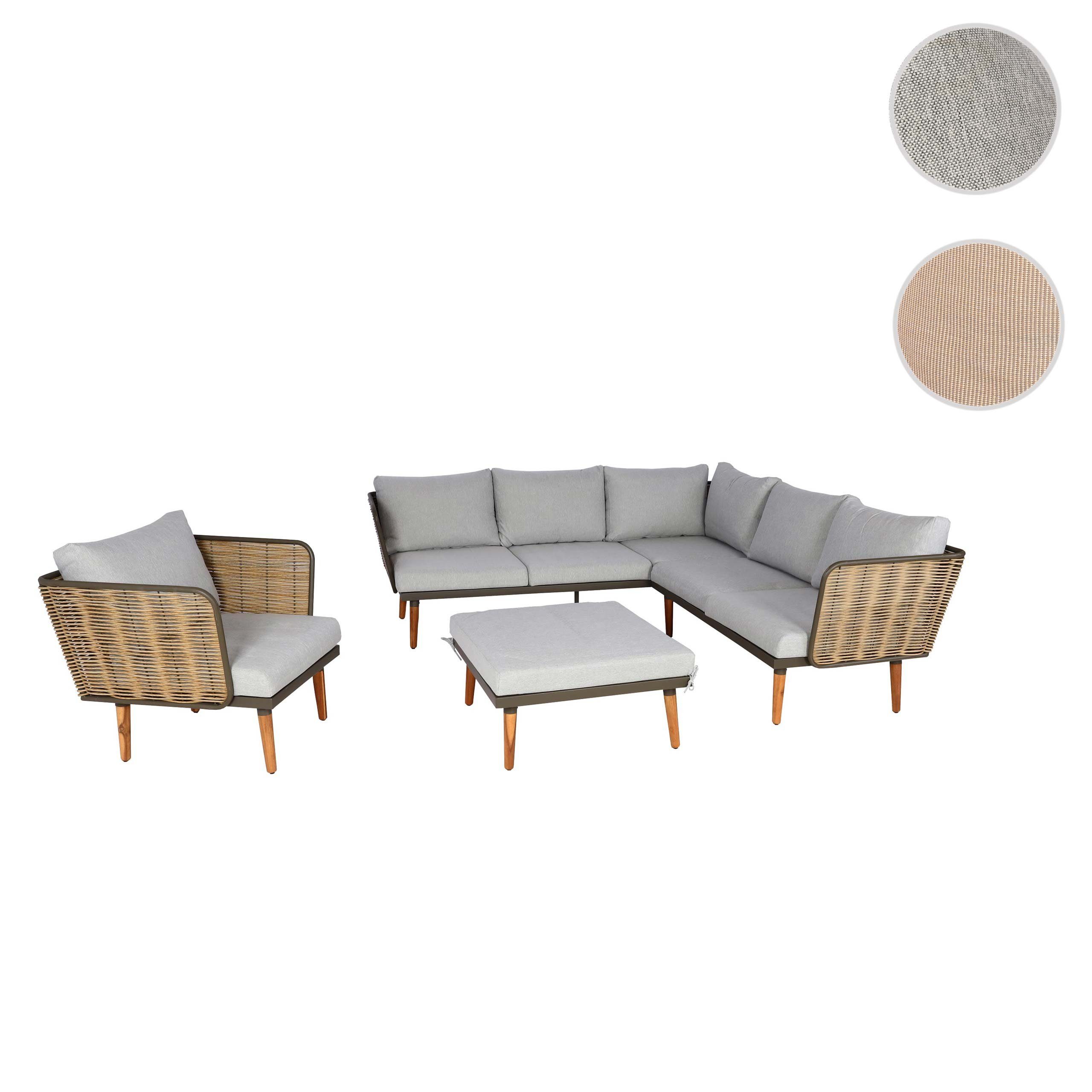 MCW Gartenlounge-Set MCW-L31, (4-tlg), Inklusive Sitz- und Rückenkissen