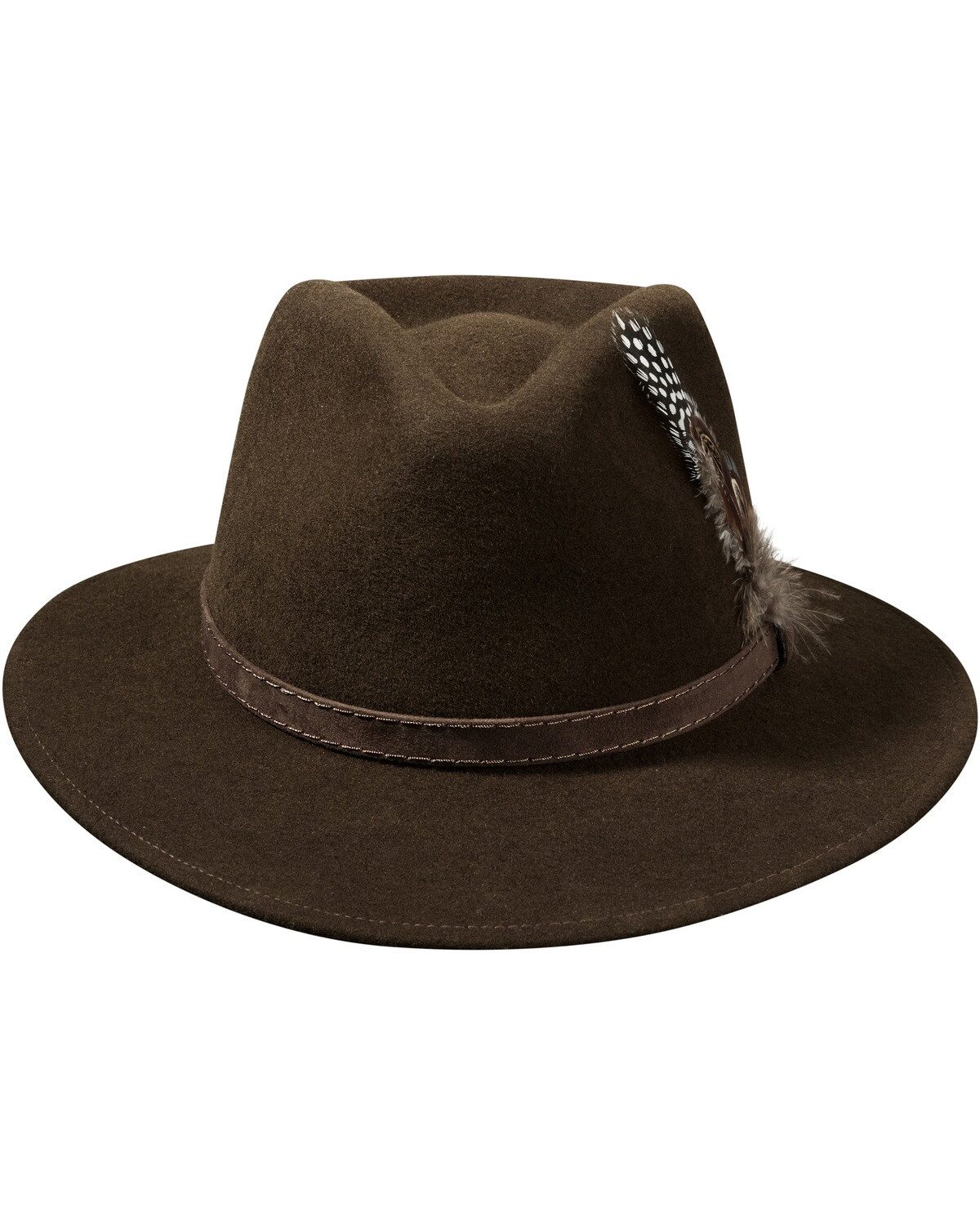 Brigitte von Schönfels Outdoorhut Rollhut mit Feder günstig online kaufen