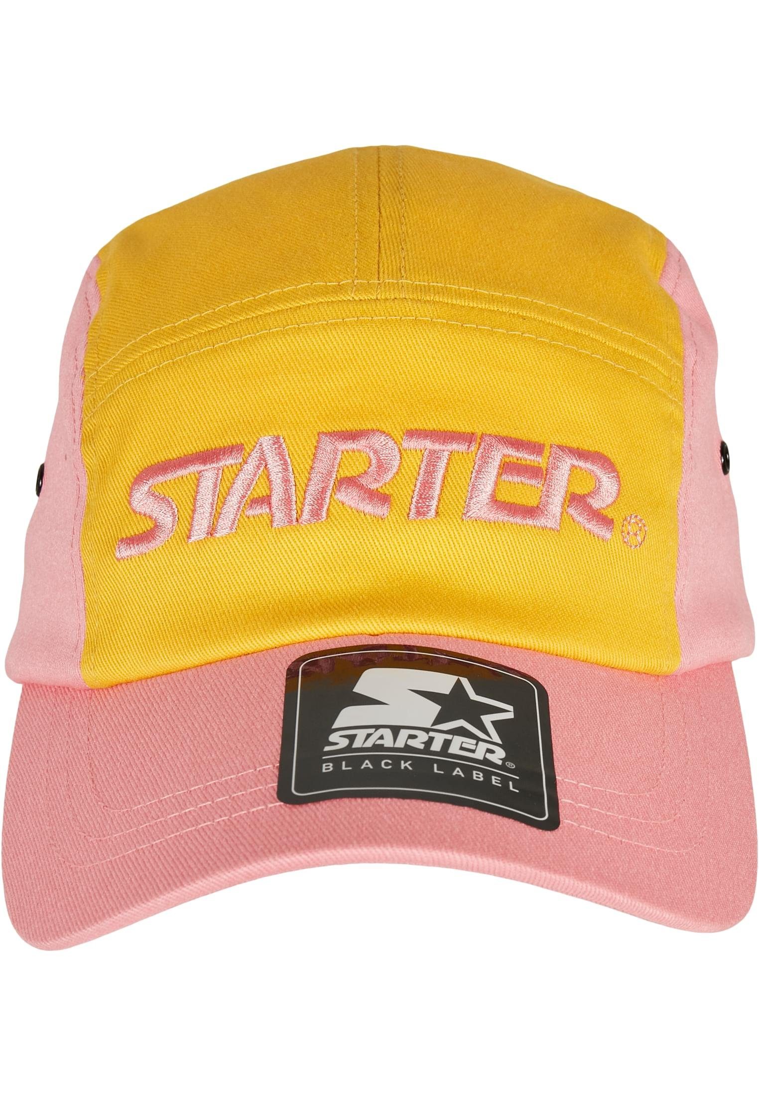 Label Starter Snapback yellow/hibiskuspink Cap Jockey Cap Accessoires Fresh Black