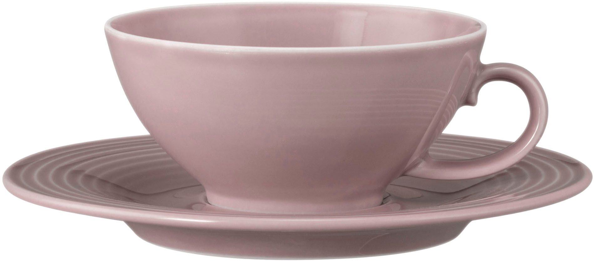 Seltmann Weiden Teeservice Geschirr-Set, 18 Teile, Beat, klein (18-tlg), 6 Personen, Porzellan, Tassen, Untertassen, Teller, Made in Germany, 18 Teile, für 6 Personen
