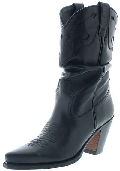 Mayura Boots »NAPPA X Schwarz« Cowboystiefel Rahmengenähter Damen Lederstiefel