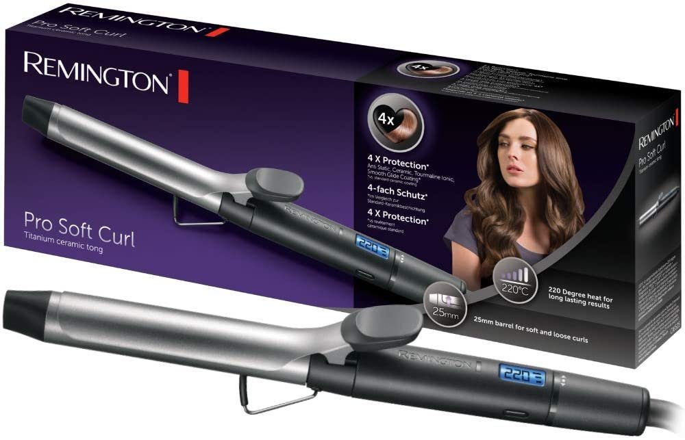 Remington Lockenstab Pro Soft Curl Ci6525 25mm antistatisch Keramik Turmalin schwarz