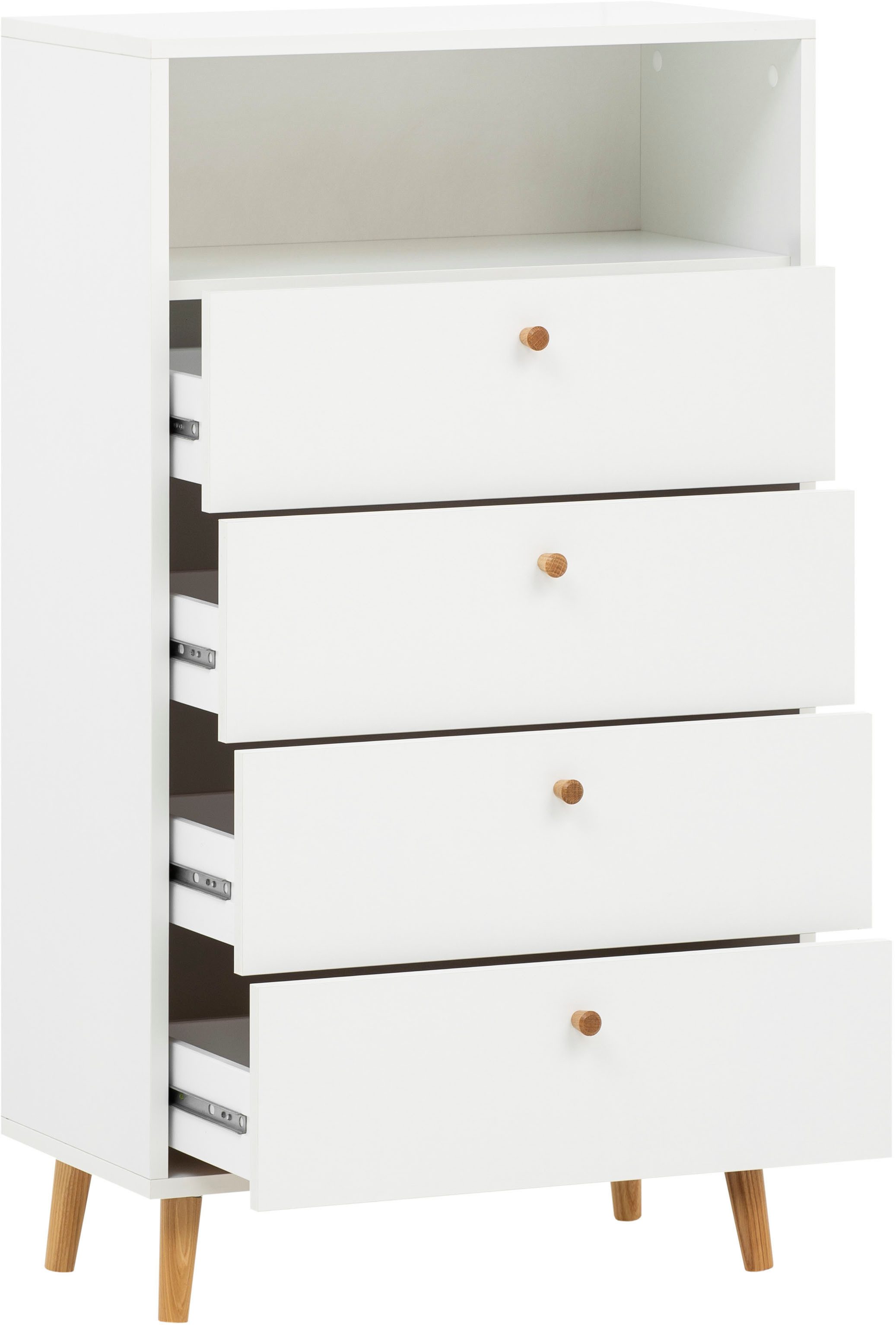 Schildmeyer Kommode Bjarne, Highboard, Made in Germany, B: 60 cm, Solide Verarbeitung - Dieses Produkt ist in Deutschland gefertigt