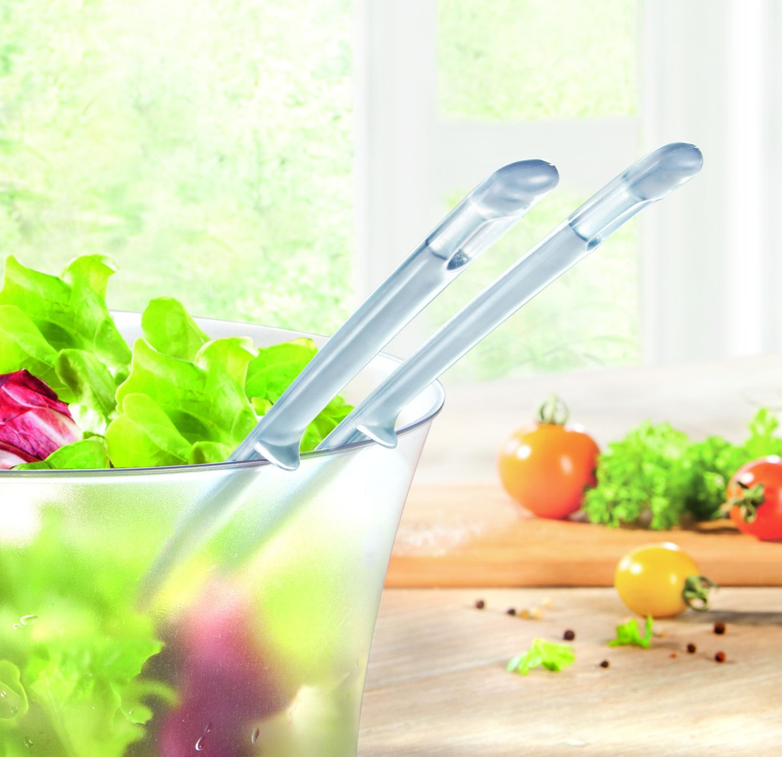 Leifheit Salatbesteck LEIFHEIT 2-tlg. Salatbesteck Kunststoff – Bild 4 von 5