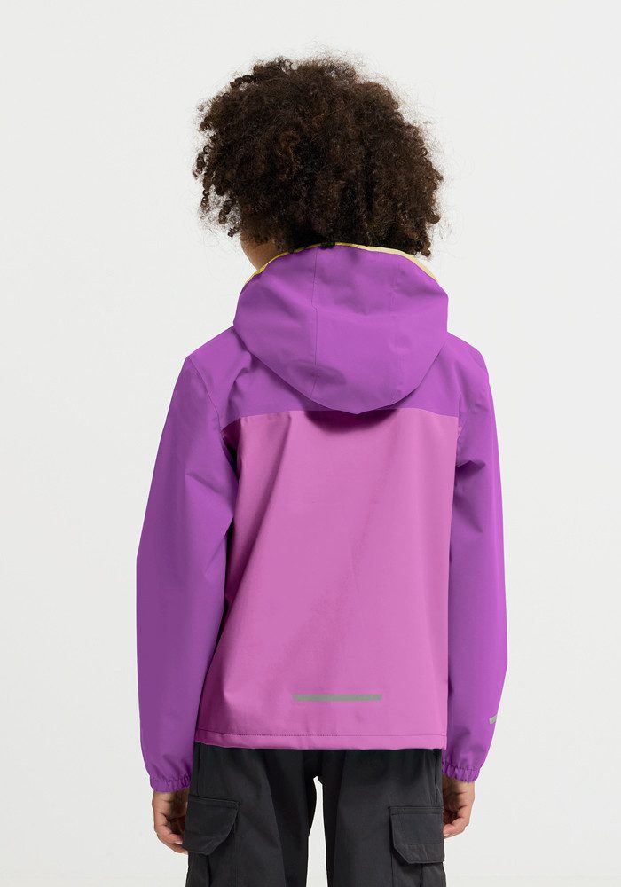 Jack Wolfskin Regenjacke ADVENTURETRIBE 2L JKT K atmungsaktiv, wasserdicht, mit Reißverschluss – Bild 4 von 5