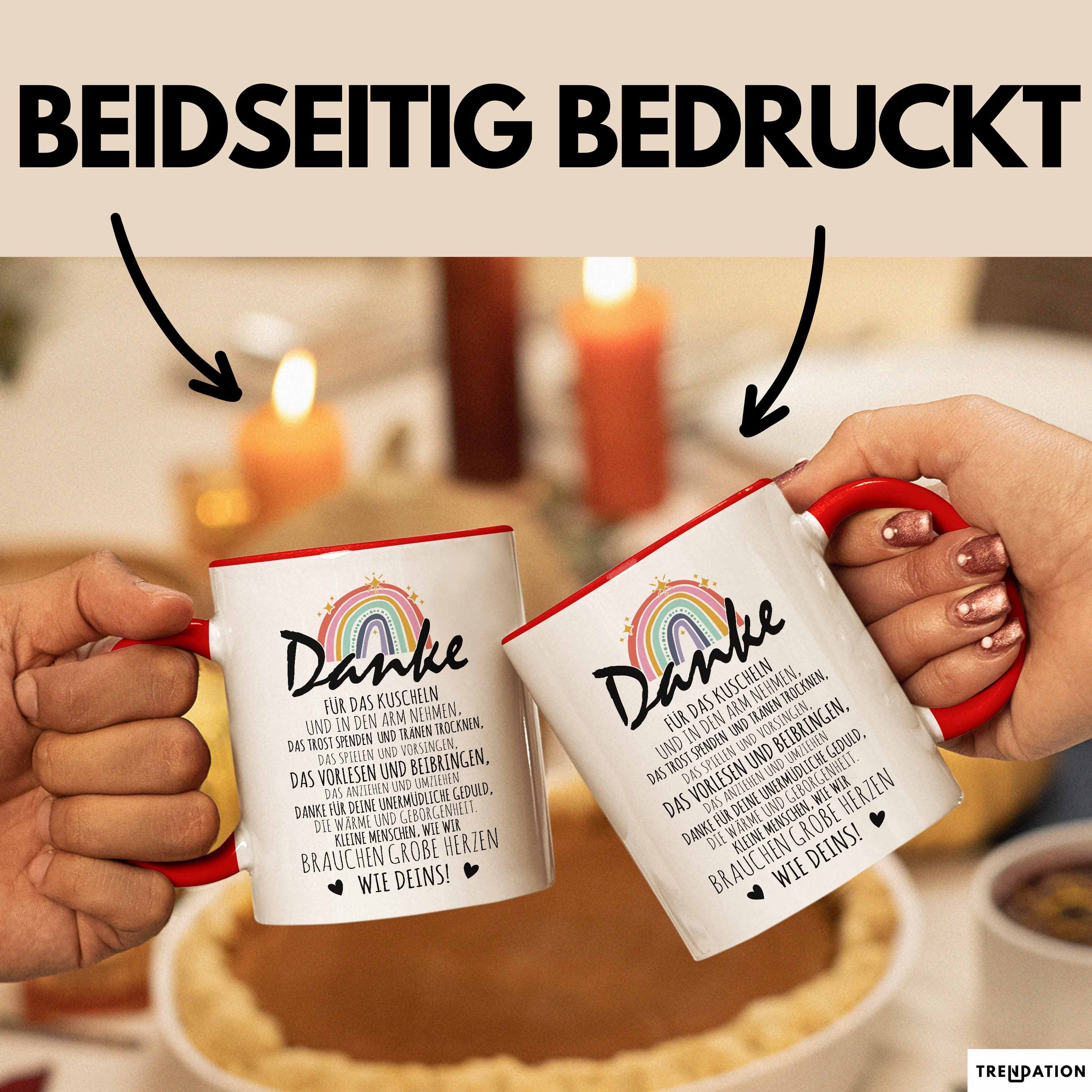 Trendation Tasse Erzieherin Abschiedsgeschenk Tasse Abschied Kindergarten Geschenkidee