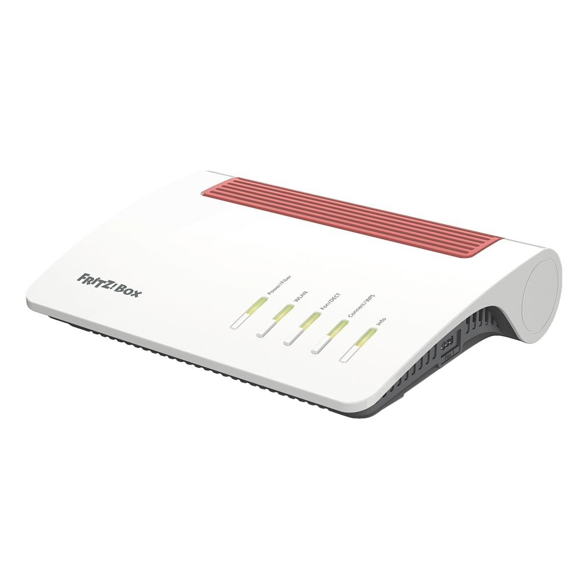 Fritz! FRITZ!Box 5590 Fiber WLAN-Router, für Glasfaser, Übertragungsrate: 2.400 MBit/s + 1.200 MBit/s