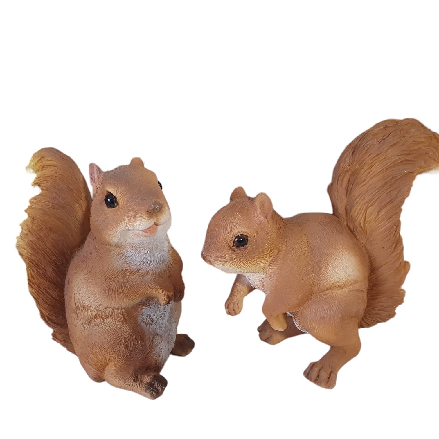 Dekofigur Deko Eichhörnchen Figur im 2 er Set 17 cm