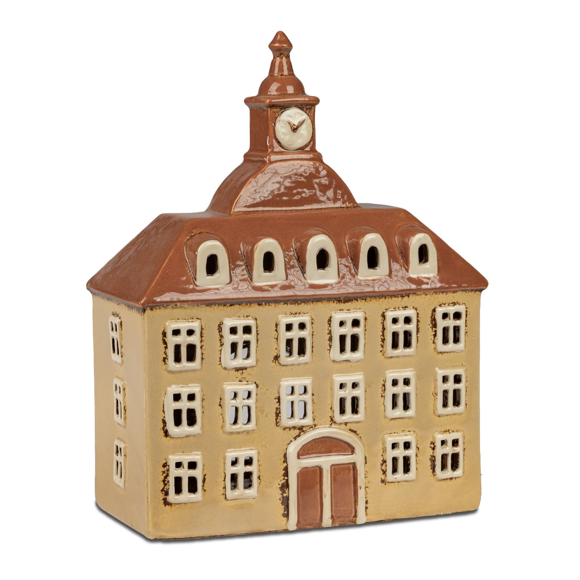 formano Windlicht Häuser, Farbe: Creme, Motiv: Haus günstig online kaufen