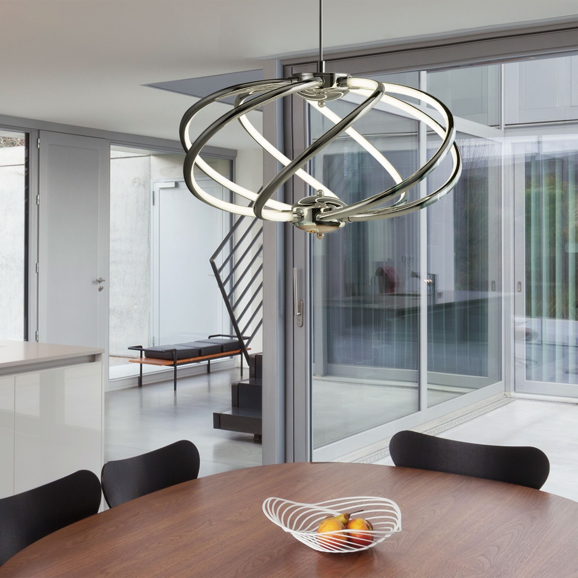 Searchlight LED-Hängeleuchte Hängeleuchte Magic, 1-flammig, LED fest integriert, Warmweiß, Minimalistisches Ambiente