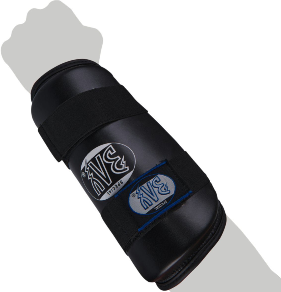 BAY-Sports Armschoner Unterarmschutz Unterarmschoner Kampfsport Krav Maga Unterarm, Für Vollkontakt geeignet, feucht abwischbar, Kunstleder, XS - XL