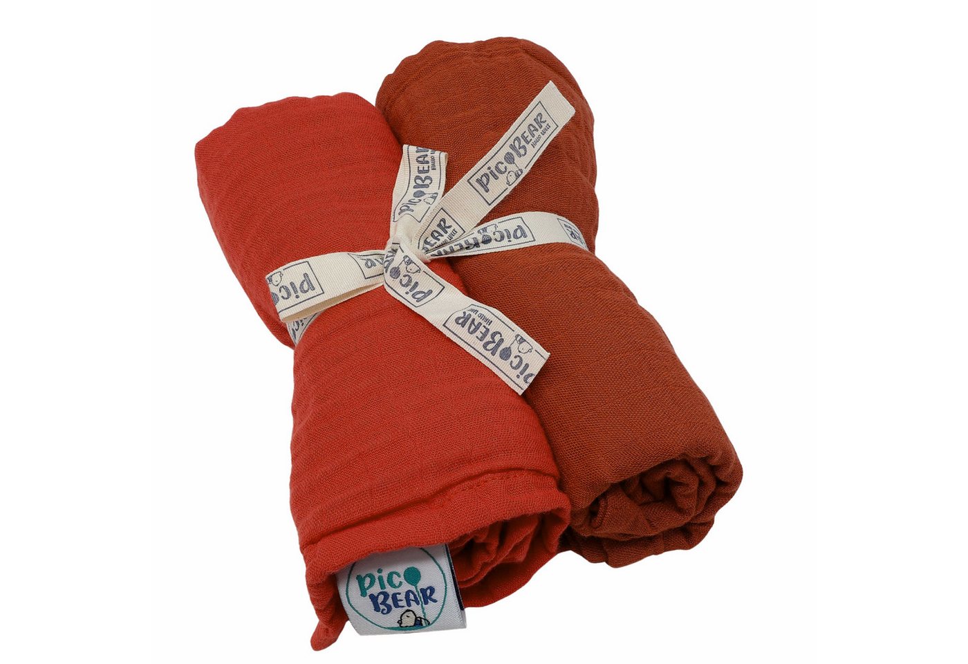 pic Bear Spucktuch pic Bear Musselin Moltontücher 2er Pack, sehr weicher Musselin Baumwolle Stoff