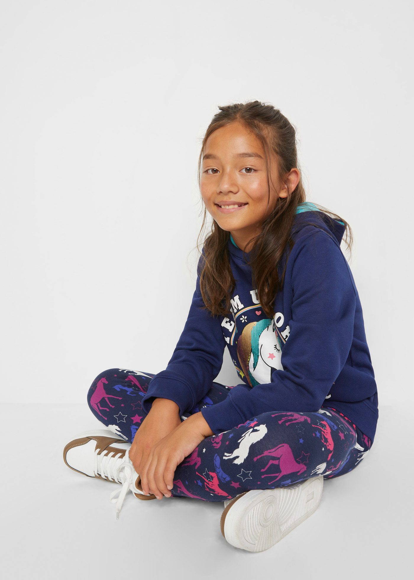 bonprix Thermoleggings Thermo-Leggings mit Pferdemotiv