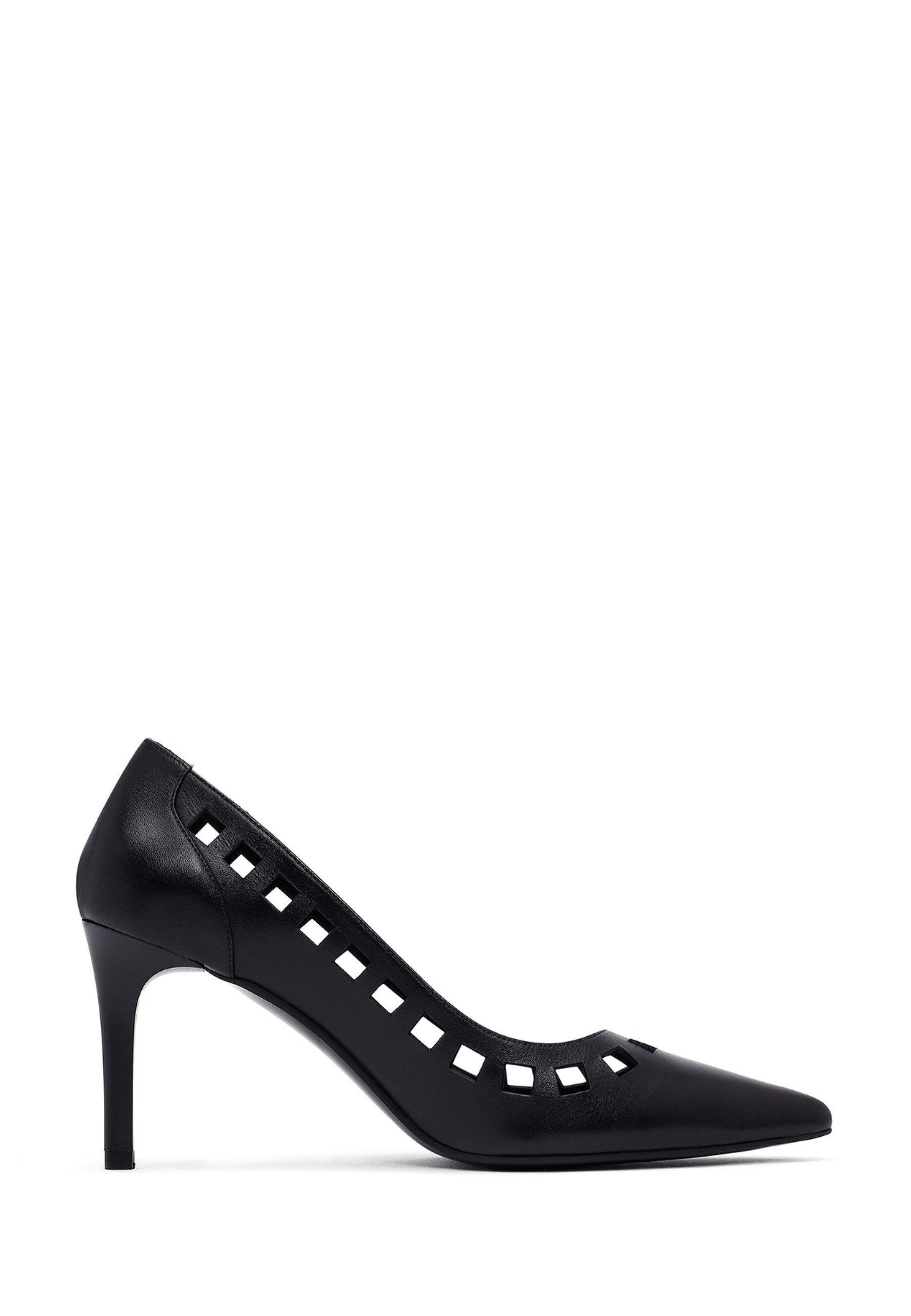 Derimod High Heels aus Leder Pumps Synthetikfutter, Absatz 8 cm günstig online kaufen