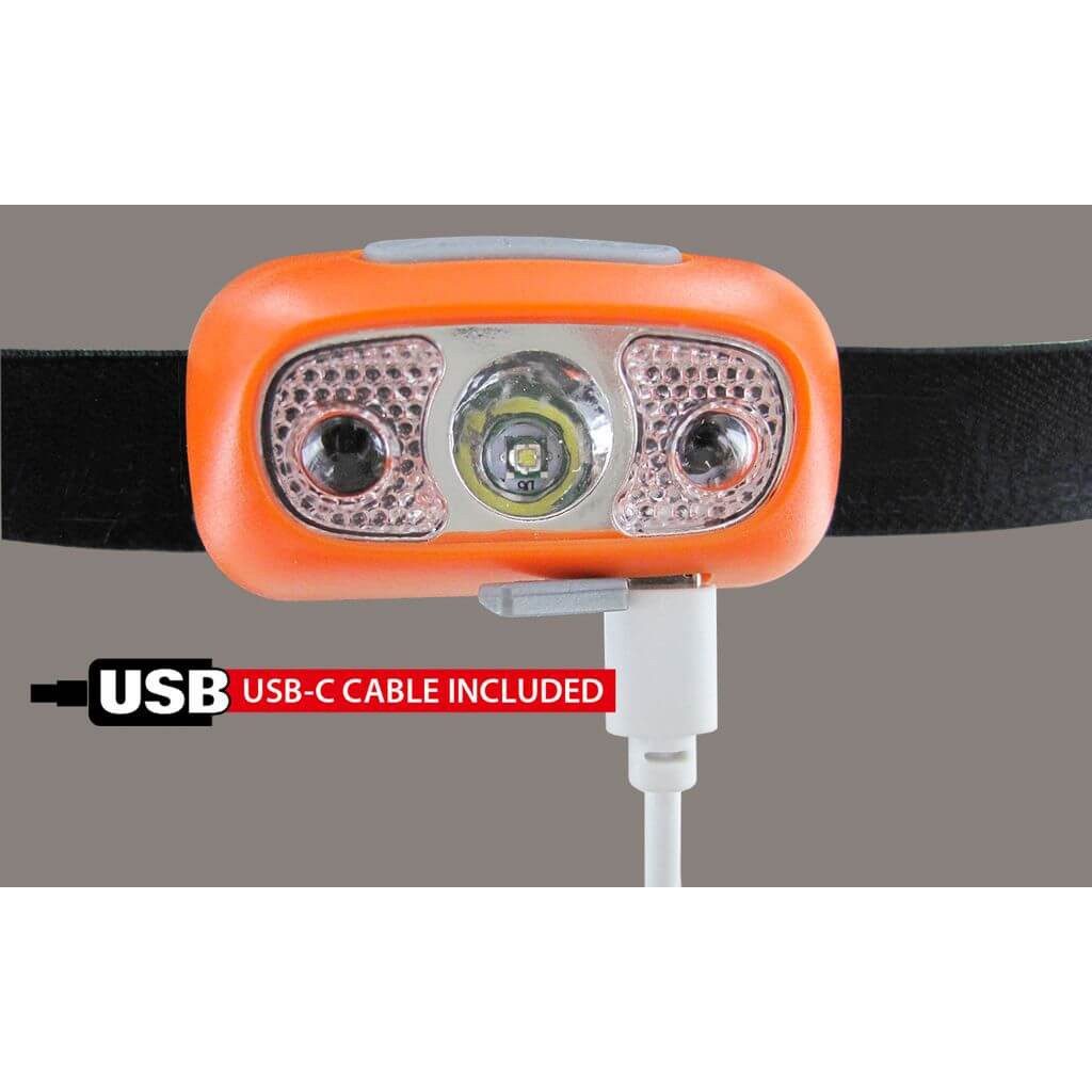 Jenzi Stirnlampe Jenzi Kopflampe Stirnlampe LED HLS150 wiederaufladbar