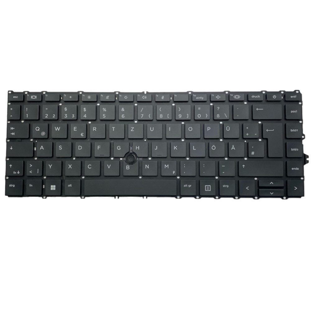 Trade-Shop Ersatz passend für HP EliteBook 845 G7 845 G8 G7 G8 Gen7 Gen8 Tastatur (Tasten: Deutsch, QWERTZ/ mit Hintergrundbeleuchtung und Trackpoint)
