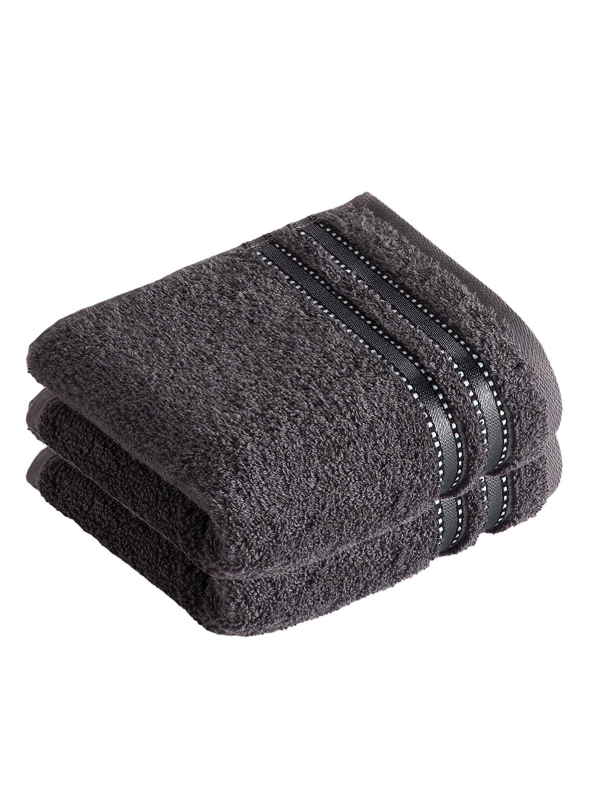 Vossen Handtücher Handtücher Collection Cult de Luxe, Frottier (Packung, 2-St), Vegan