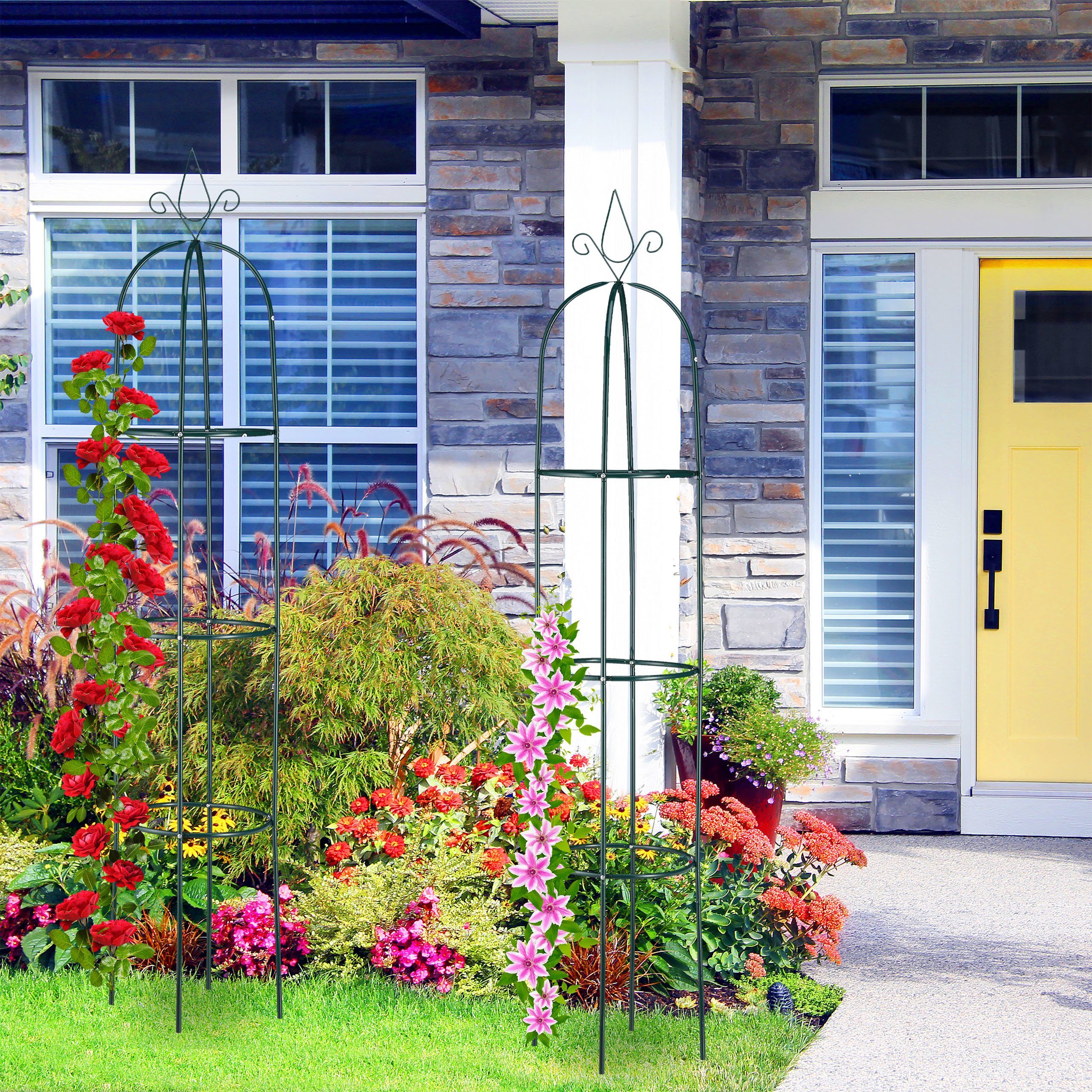 relaxdays Rankhilfe 200 cm 2er Set günstig online kaufen