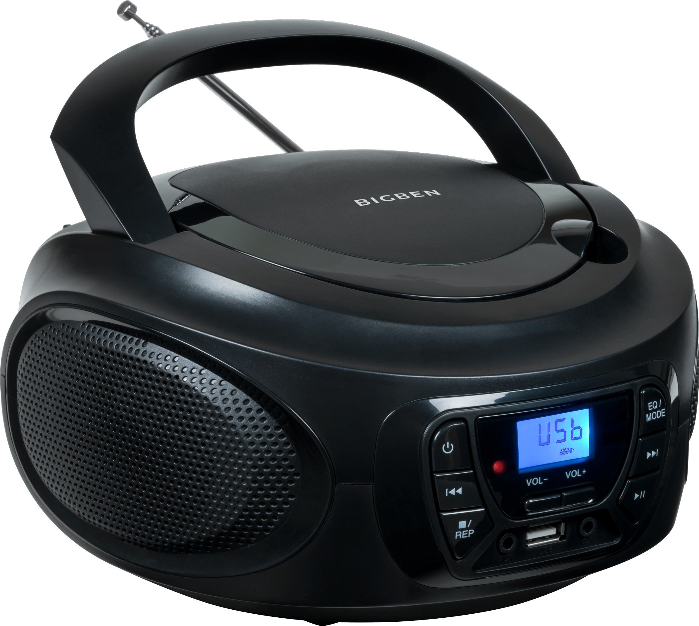 Kids Tragbares CD/Radio AU387278 USB/BT schwarz CD-Radiorecorder