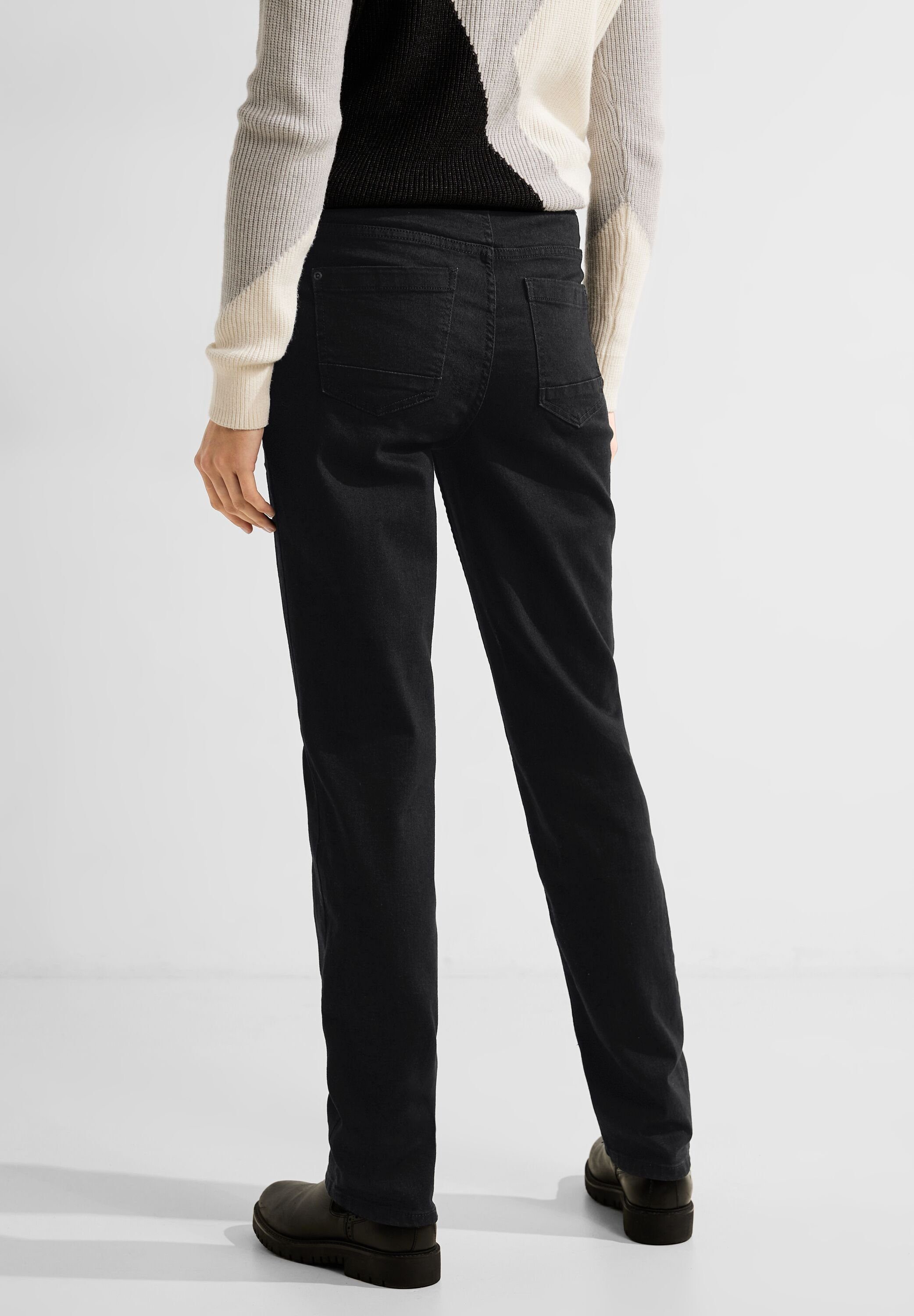 Cecil Slim-fit-Jeans aus Baumwolle Stretchanteil mit