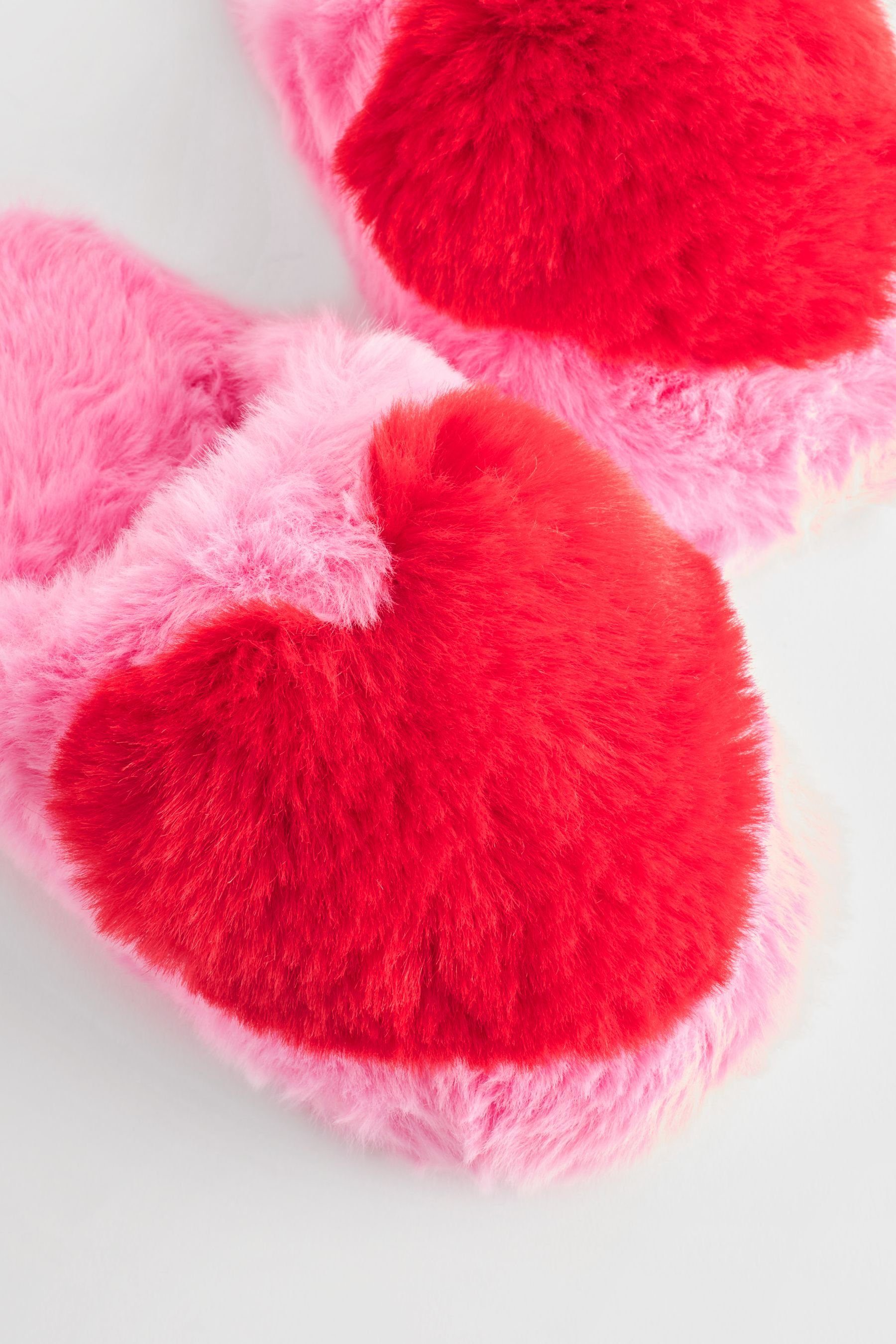 Pantolette Kunstfell (1-tlg) Next Hausschuh Pink Generation Next – aus Heart