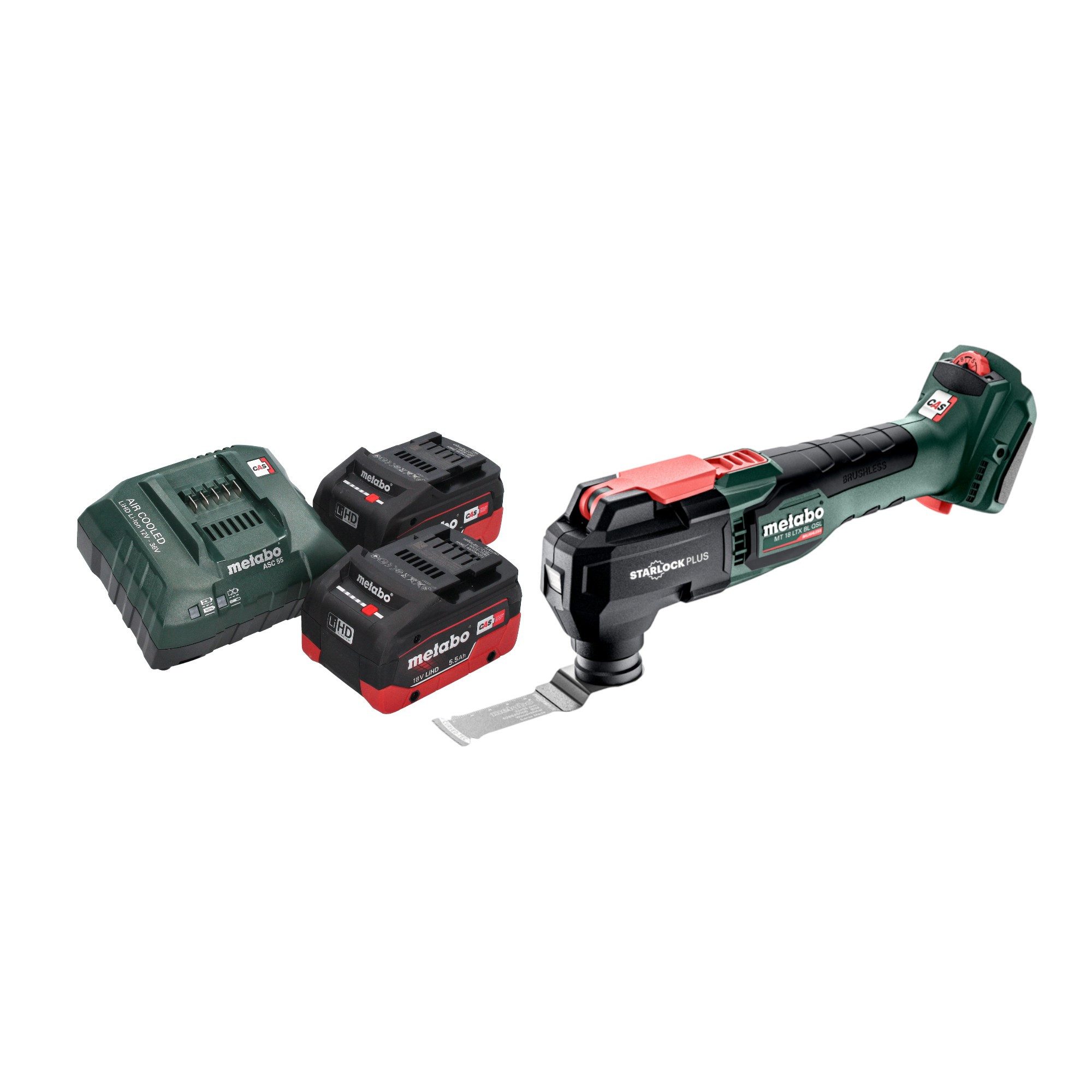 metabo Akku-Multifunktionswerkzeug MT 18 LTX BL QSL Akku Multitool 18 V Brushless Starlock Plus