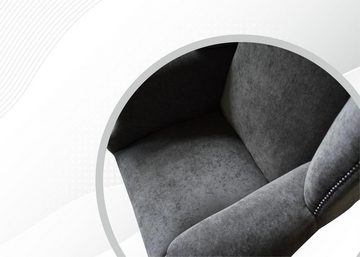JVmoebel Ohrensessel, Sessel Design Couch Sofa Relax Textil Lounge Club Polster Sitzer