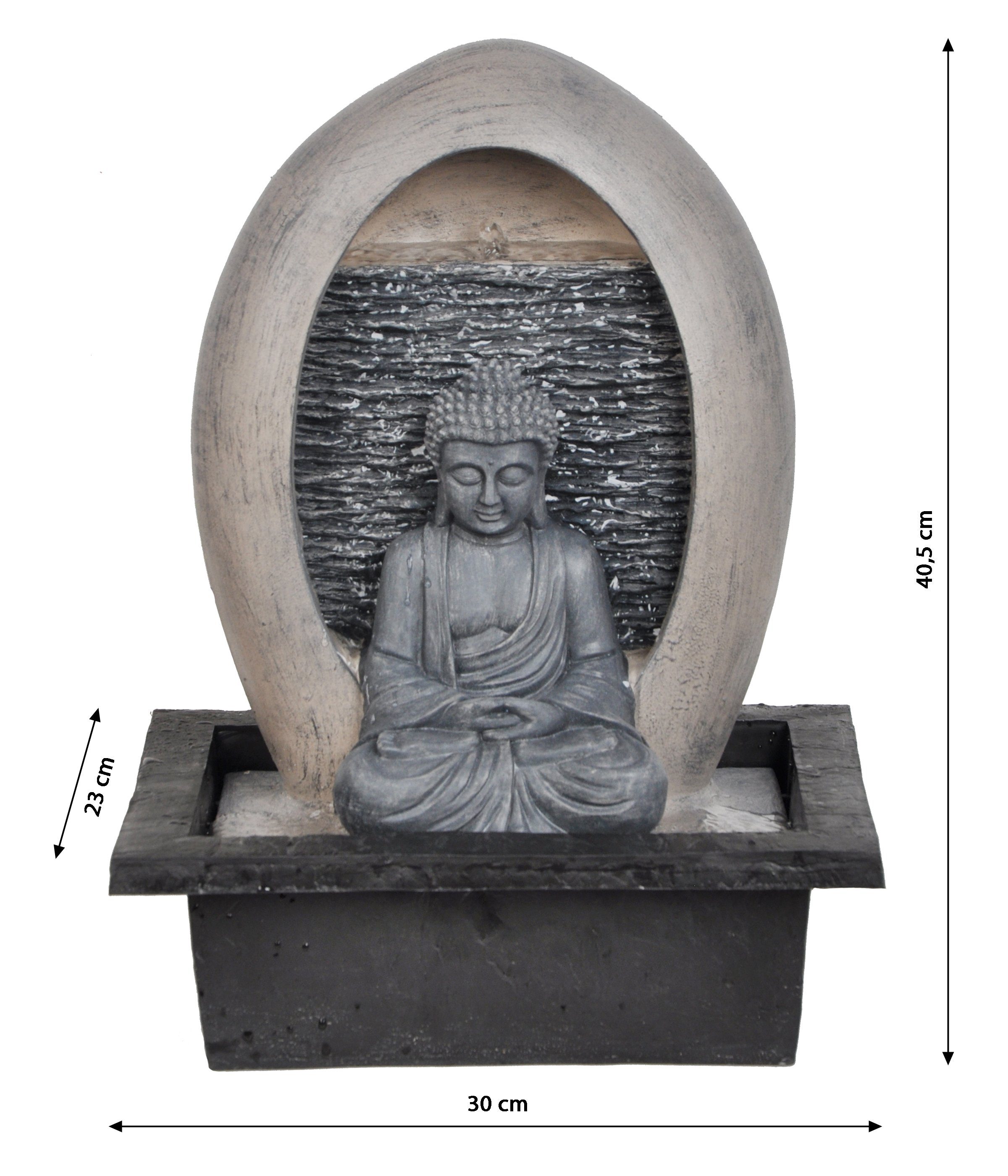 Dehner Zimmerbrunnen Malu mit LED, ca. günstig online kaufen