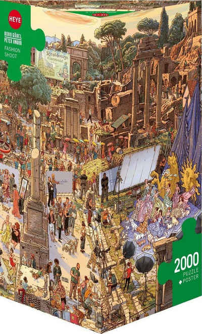 HEYE Puzzle Fashion Shoot Puzzle 2000 Teile, 2000 Puzzleteile